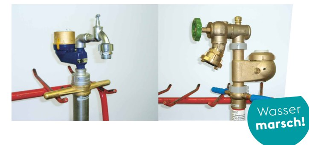 Standrohr Wasserzähler Hydrant enercity Netz